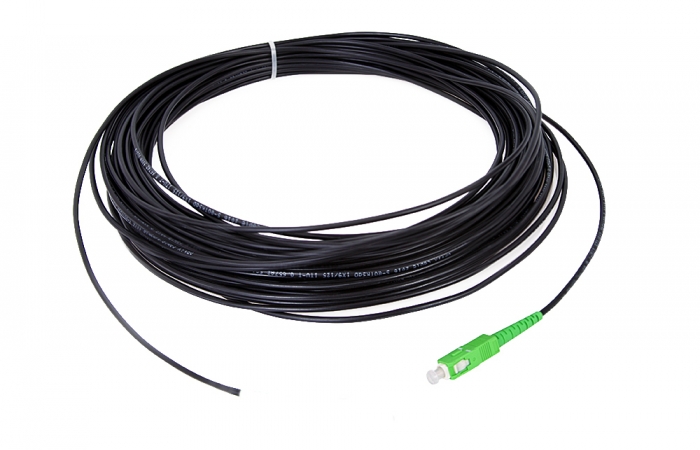 150210 FTTH Fiber Optic Drop Cable Patchcord SC/APC Simplex  100m
