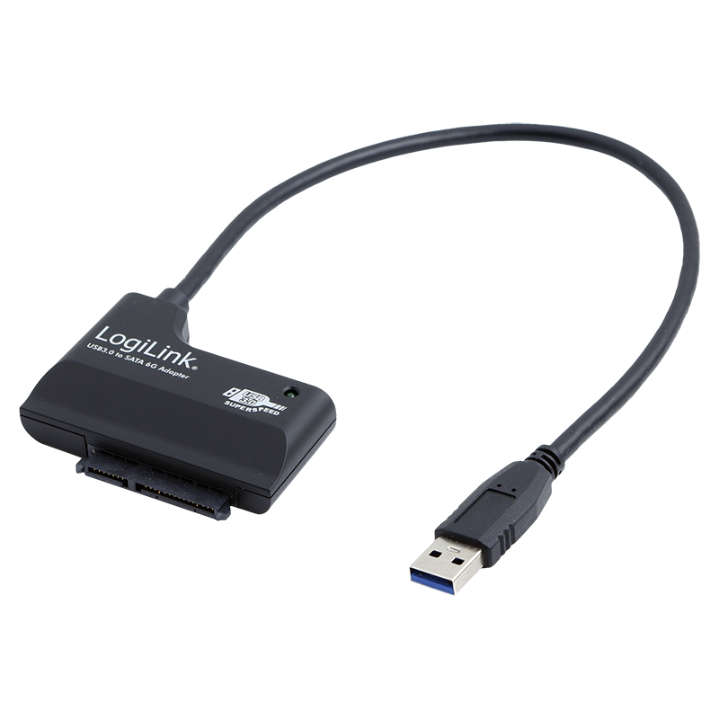 AU0013 Adapter USB 3.0 to SATA III for 2.5 & 3.5 HDD/SSD incl. power supply