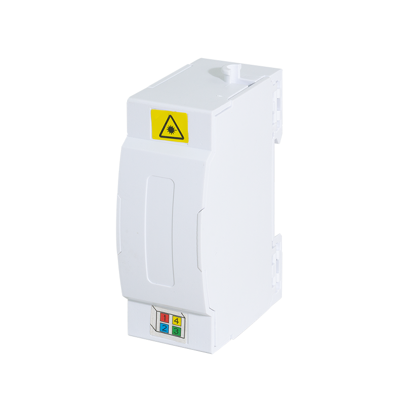 FB1009 FTTH termination box for Din rail mounting, 4 ports