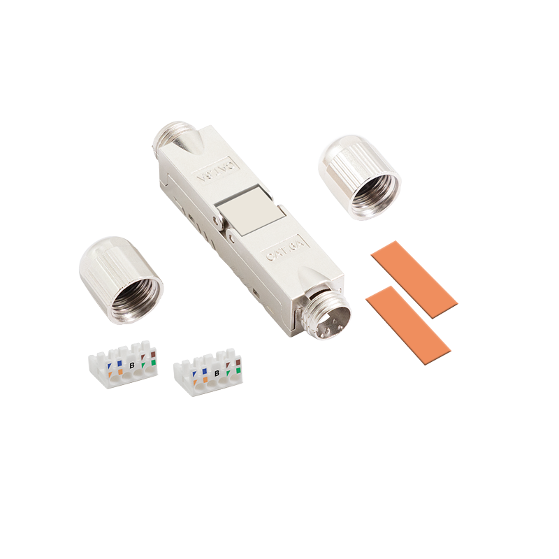 MP0073 Field assembly Cat.6A cable connector, shielded, screw type strain relief