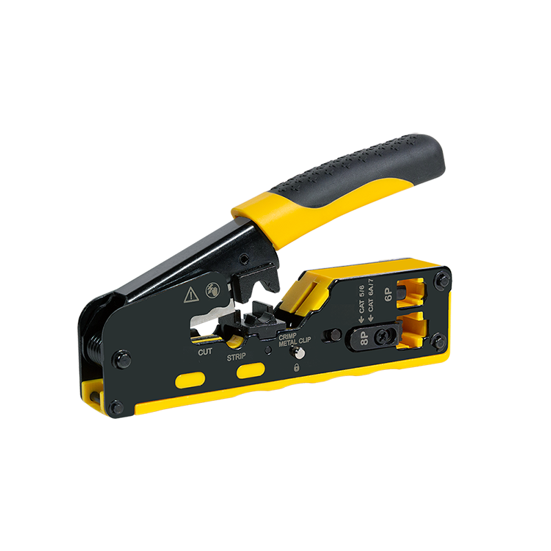 WZ0060 Crimp tool for CAT5/6/6A/7 & PASS THROUGH connectors (with cutting)